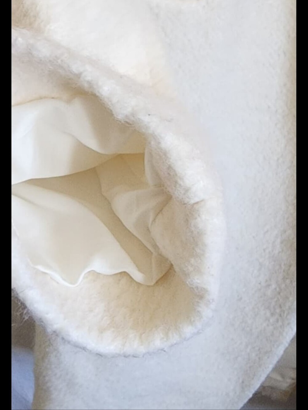 Ann Taylor Ivory Double-Breasted Long Wool Coat. - Picture 8 of 16